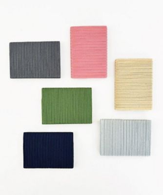 【越品】五泉之田中刺繍　コード刺繍名刺入れ　ＴＳＵＮＡＧＵ